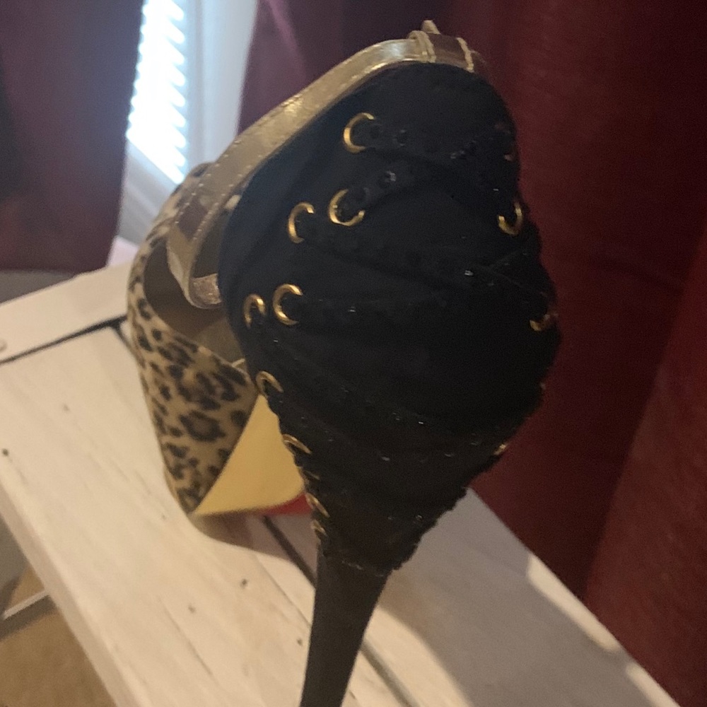 Leopard print heels - Picture 3 of 4